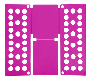 lot 2864 image: uxcell Shirt Folder Board, T-Shirt Clothes Folder Small Folding Board (Not for Adult) Foldable Plastic T-Shirt Organizer for Closet Wardrobe Drawer Easy Clothing Storage Dark Red - Retail $0