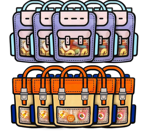 lot 2927 image: 0 PCS Bulk Gift Goodie Bags for Kids Birthday Party, Small Children Party Favor Bags with Stand-up Bottom, Grip Seal Students Cute Treat Snack Candy Bags for Back to School, Classroom, Travel - Retail $0