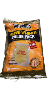 lot 2952 image: HotHands Large Body & Hand Super Warmers  10-Pack