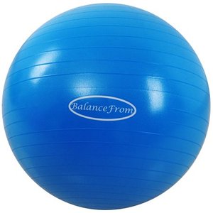 lot 2974 image: BalanceFrom Anti-Burst and Slip Resistant Exercise Ball - Retail $36