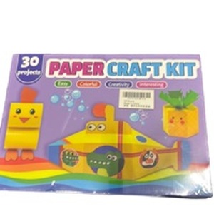 lot 2992 image: Paper Craft Kit 30 Projects Creative Activity Set - Retail $8