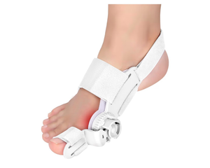 lot 2999 image: Bunion Corrector for Women Big Toe,Orthopedic Bunions Correction with Non Slip Separators for Men, Adjustable Toe Straightener Suitable for LeftRight Feet Hallux Valgus Relief (1, White) - Retail $0
