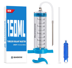 lot 3003 image: Tubeless Sealant Injector, 150ml Tire Sealant Injector for Stans Tubeless Sealant and Other NoTubes Tubeless Tire Sealant, and a Valve Core Remover Tool is Included Gratuitously - Retail $0