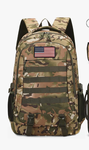 lot 3010 image: Camo Backpack - Retail $0