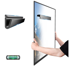 lot 3053 image: HYPIGO No-Stud TV Wall Mount, Studless TV Wall Mount for 26��55 Inch TVs, Holds up to 100 lbs, Max VESA 400x400, Drywall Tv Hanger Bracket, No Drill, Renter Friendly, All Hardware Included - Retail $0