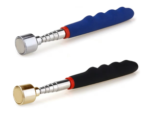 lot 3057 image: 2 Pieces Magnetic Telescoping Pick-Up Tool with Pocket Clip 20 Lb Extendable Magnetic Grabber Reacher Tools 7 to 30 Inch Flexible Magnet Retrieval Stick Gadget Suitable Gifts for Men - Retail $0