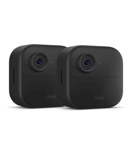 lot 3115 image: Blink Outdoor�� Wireless smart security camera, two-year battery, 1080p HD day and infrared night live view, two-way talk �� 2 camera system - Retail $0