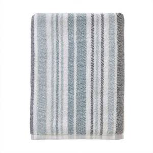 lot 3155 image: Skl Home Farmhouse Stripe Cotton Bath Towel, 54 x 28 Bedding - Retail $50