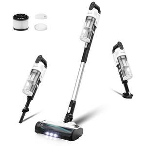 lot 3159 image: Levoit Cordless Vacuum Cleaner  Stick Vac with Powerful Suction  Tangle-Resistant Design  Up to 50 Minutes  Rechargeable  Lightweight and Versatile  Deep Clean Carpet  Hard Floor  Pet Hair  LVAC-200 - Retail $279