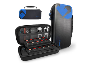 lot 3195 image: Carrying Case for Switch 2 (2025),Switch 2 Carry Case with 20 Games Cartridges,Portable Large Capacity Protective Hard Shell Travel Bag Pouch for Switch 2 Console & Accessories (Z-for switch2) - Retail $0