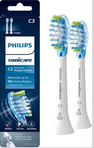 lot 11288 image: Philips Sonicare Genuine C3 Premium Plaque Control Replacement Toothbrush Heads, 8 Count
