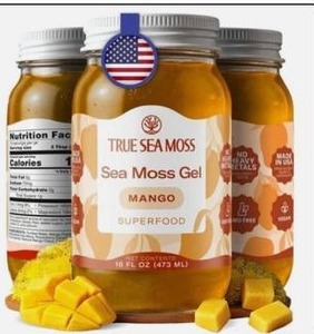 lot 11291 image: True Sea Moss Sea Moss Gel Superfood, Mango, 16 oz