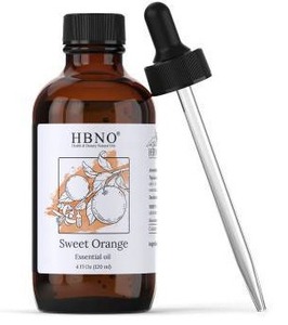 lot 11294 image: HBNO Sweet Orange Essential Oil, 4oz, 2 Pack