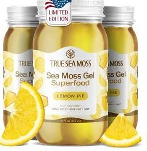 lot 11447 image: TrueSeaMoss Sea Moss Gel Superfood, Lemon Pie, 16oz
