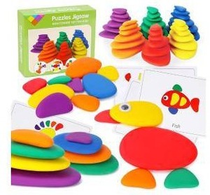 lot 11451 image: Puzzles Jigsaw Montessori Toy For Kids