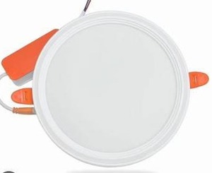 lot 11458 image: 24W Round LED Recessed Ceiling Light, Lot of 3