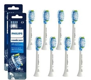 lot 11463 image: Philips Sonicare C3 Premium Plaque Control Toothbrush Heads 8 Pack