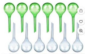 lot 11464 image: 12 Pack Plant Watering Globes Self-Watering Bulbs