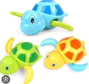 lot 11471 image: Swimming Turtle Bath Toys 3 Pack Set