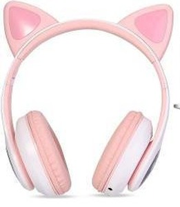 lot 11486 image: Wireless Headphones, Pink Cat
