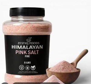 lot 11497 image: Himalayan Pink Salt Fine Grain 5LB Jar