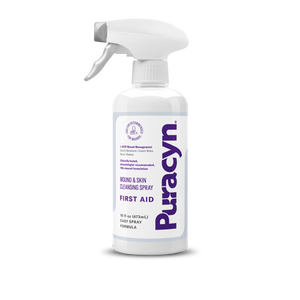 lot 11507 image: Puracyn First Aid Wound and Skin Cleansing Spray, 16 Fluid Ounce, 3 Pack