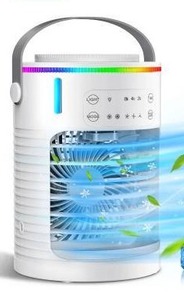 lot 11569 image: Portable Mini Air Cooler, White