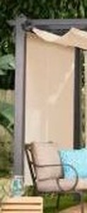 lot 11588 image: Coolaroo Outdoor Roller Shade 96x96 Pebble Cordless