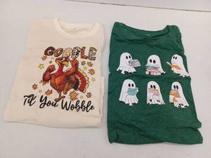 lot 11649 image: 2 Pack Holiday Shirts