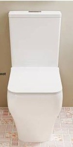 lot 11660 image: Swiss Madison Nadar 2-Piece 1.6 GPF Dual Flush Square Toilet in White