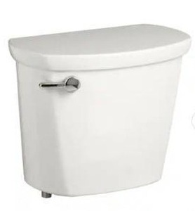 lot 11666 image: American Standard Cadet Pro 1.6 GPF Single Flush Toilet Tank White