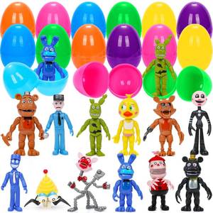 lot 3106 image: Viemebu Easter Eggs Filled Toys for Kids, 12 Pcs Easter Eggs Stuffers Toys Horror Game Character Toys Set