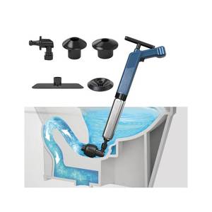 lot 3115 image: Toilet Plunger, Drain Blaster, High Pressure Toilet Plunger, Multi-Purpose Clog Remover for Bathroom & Kitchen Plumbing - Real-Time, Powerful, Easy to Use DIY Unclogging Tool for Every Household(Blue)