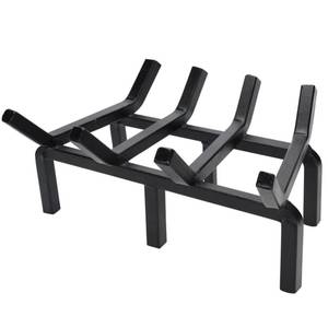 lot 3119 image: TwentyNext Fireplace Log Grate, Small 14Inch Heavy Duty Solid Steel Wood Rack Stove Firewood Holder for Indoor Hearth Outdoor Fire Pit Chimney Hearth Kindling Tool