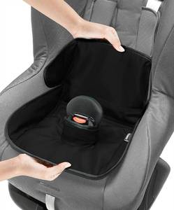 lot 4080 image: Lynmark� Potty Training Car Seat Protector Cover - Waterproof Soft Piddle Pads for Toddlers and Baby Carseat - Travel-Friendly Universal Washable Liner Mat for Spills, Nappy Leaks, Accidents - Black