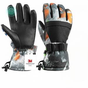 lot 4092 image: Pnosnesy Ski Gloves, Warmest Waterproof and Breathable Snow Gloves for Cold Weather, Fits Both Men & Women,for Parent Child Outdoor