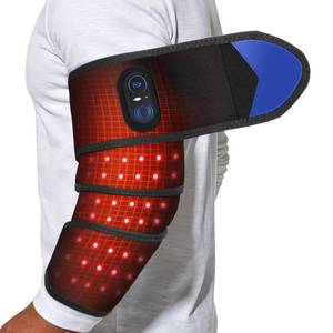 lot 4111 image: Cordless Arm Heating Pad Wrap with Red Light, 5000mAh Elbow Heating Pad Wrap, Fast Heating, Heated Elbow Arm Sleeve with 3 Heat & Timing Settings