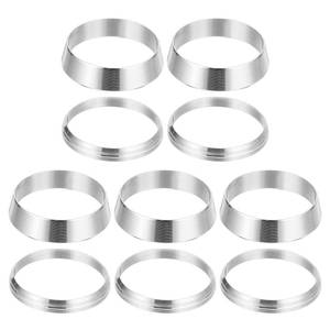 lot 4127 image: PATIKIL 1 Tube OD 304 Stainless Steel Compression Tube Fitting Sleeve, 5 Pack Double Ferrule Ring Tubing Fitting Assortment Kit, Silver
