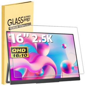 lot 4232 image: 16 Portable Monitor Tempered Glass Screen Protector for 16 1200P1920x1200P UperfectARZOPAFANGORASUSAOCViewSonic Portable Monitor, 9H Anti Scratch & Bubble Free��not fit 16.1, 16 1080p��