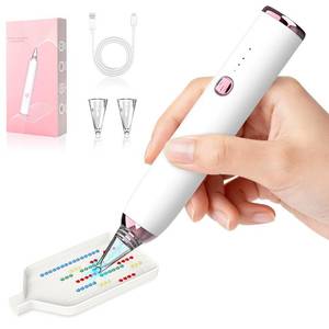 lot 4233 image: Electric Diamond Painting Pen, Cordless Vacuum Diamond Art Pen Low-Noise, Wax-Free, 3-Speed Adjustable, Rechargeable, Lightweight, Extra Tips - Portable Diamond Art Accessories Pens for Crafts Lovers