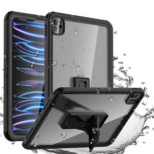 lot 4251 image: AICase Waterproof Protective Case for iPad Pro 11 Inch 202020212022 with Lanyard and 360° Full Body Protection with Touch Function, Transparent Case, Waterproof, Shock Resistant