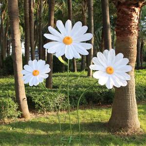 lot 5132 image: YOFNIRG Large Daisy Flowers Artificial 5.9 Ft Giant Paper Flowers Decoration Big Flowers Decor for Birthday Party Garden Office Home Wedding Graduation Shop Window Display(White)