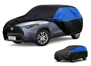 lot 5140 image: GUNHYI Toyota Car Cover Custom Fit Toyota Corolla Cross Waterproof All Weather, Lightweight Full Exterior Cover for Automobiles Outdoor Sun UV Rain Dust Snow Wind Protection.