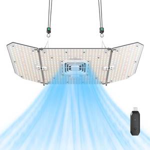 lot 5141 image: VIVOSUN AeroLight Wing AW200SE, LED Grow Light 200W with Integrated Circulation Fan & GrowHub Controller E25, Compatible with App & E42A, 3x3 Ft. Coverage, Establish an Intelligent Grow Environment
