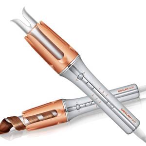 lot 5145 image: SHEGLAM Automatic Curling Iron 1 14 inch with 3 Temperatures Fast Heating, 2-Way Rotation, Anti-Scald, Anti-Tangle Rotating, Automatic Shut-Off for Hair Styling