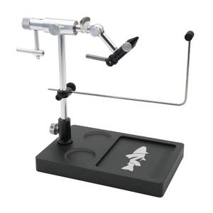lot 5151 image: Nirvana V2 Rotary Fly Tying Vise with Travel Base (Silver)