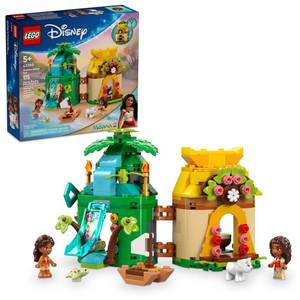 lot 6130 image: LEGO Disney Moanas Island Fun Building Toy Playset - Princess Moana Toy for Kids, Girls and Boys, Ages 5 - with 2 Disney Micro-Dolls and Pua Animal Figure - Gift Idea for Birthdays - 43260 Set incomplete bulk Lego only