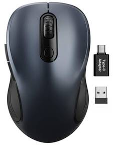 lot 6146 image: Trueque Wireless Mouse, 2.4GHz Ergonomic Mouse for Laptop & PC, 123456