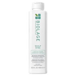 lot 6164 image: Biolage Scalp Sync Clarifying Shampoo - Residue & Buildup Remover, For Oily Scalp, Fermented Tea & Glycolic Acid, Vegan & Paraben-Free, 13.5 Fl Oz, Packaging may vary