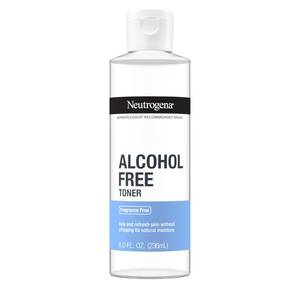 lot 6186 image: Neutrogena Alcohol-Free Gentle Daily Facial Toner, Fragrance-Free to Tone & Refresh Skin, Gently Removes Impurities & Reconditions Skin, Hypoallergenic, 8 fl. oz